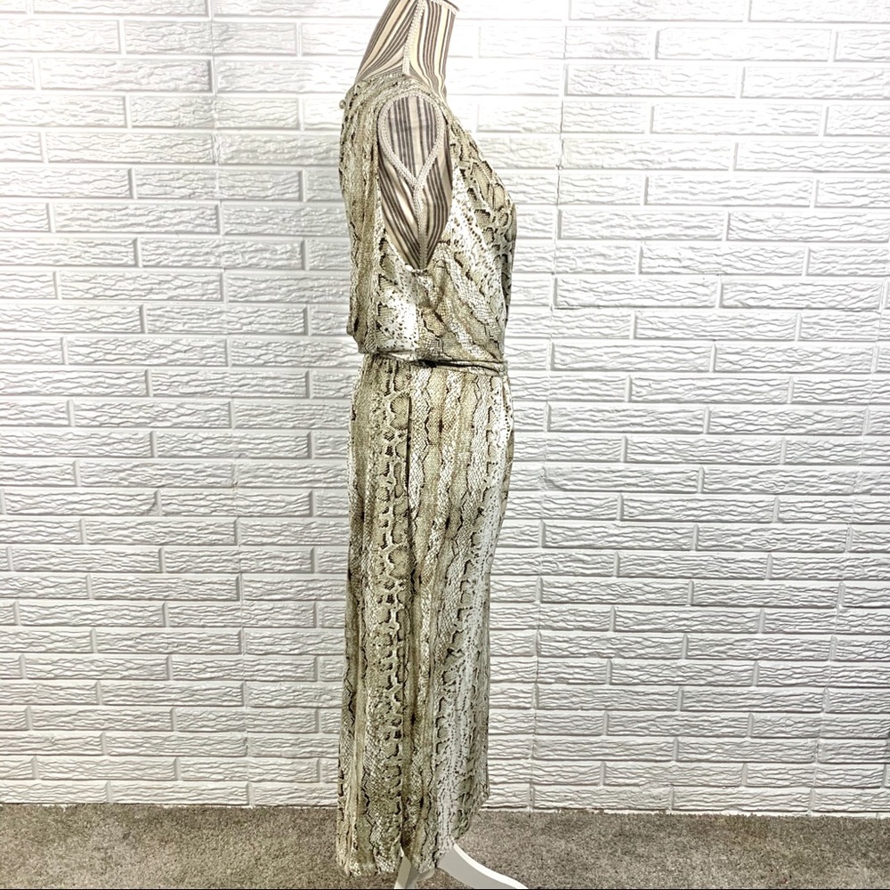 Emma & Michele Snakeskin Print Jumpsuit - Picture 4 of 8